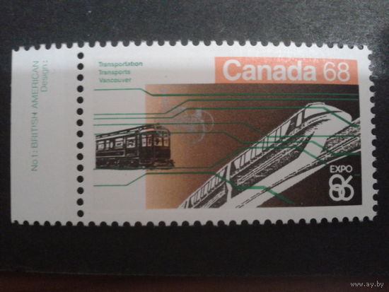 Канада 1986  поезд