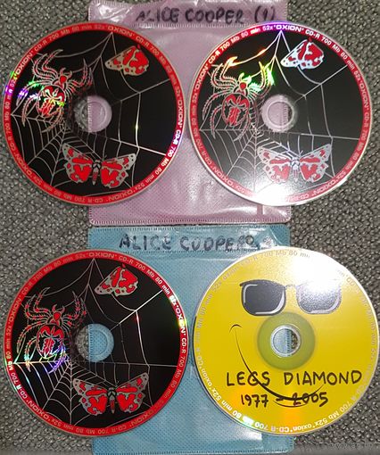 CD MP3 ALICE COOPER, LEGS DIAMOND - 4 CD