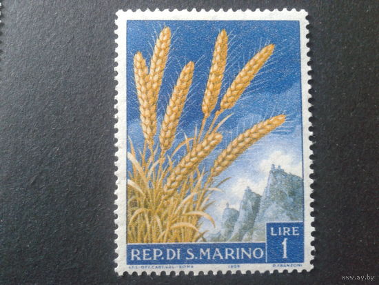 Сан-Марино 1958 пшеница