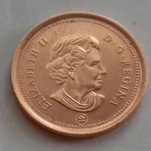 1 цент, Канада 2011 г.,  магнит