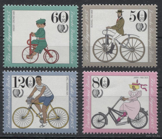 Германия. Западный Берлин. 1985 год. Велосипеды. **