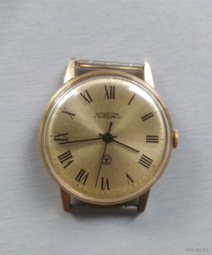 Часы наручные мужские "Рaкeтa", 2609.НА, SU, 16 камней, позолота 10 мкм, СССР.