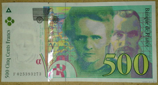 500 франков 1994г