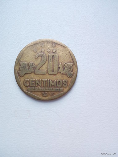 20 сентимо 1993г.Перу