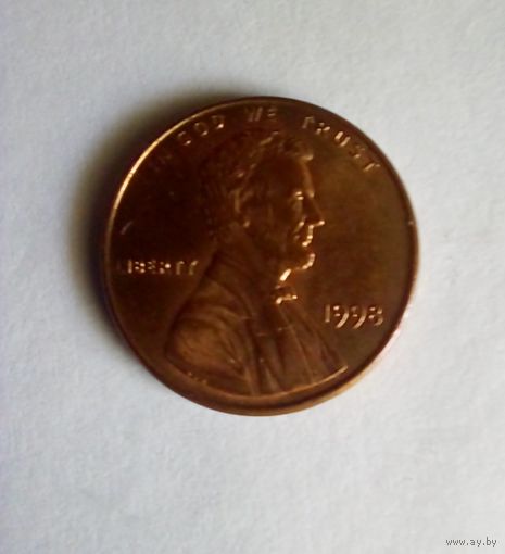 1 цент США 1998 г