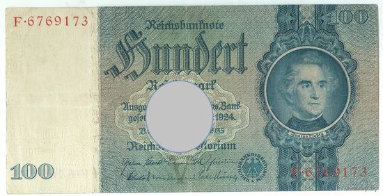 Германия, 100 марок 1935 год