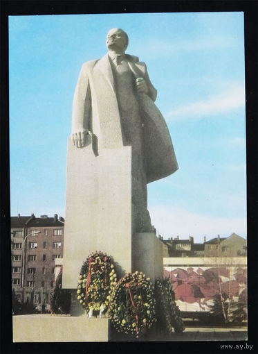 Памятник В.И. Ленину. София. Болгария. Чистая #0254-V1P127