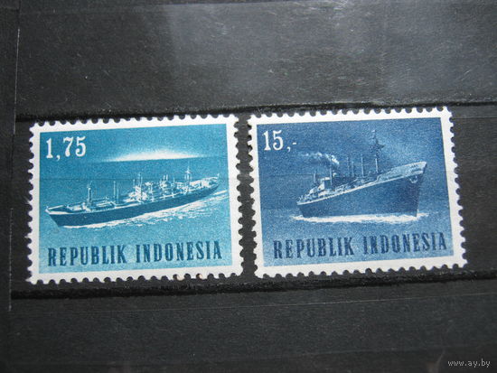 Транспорт, корабли, флот Индонезия 2 марки
