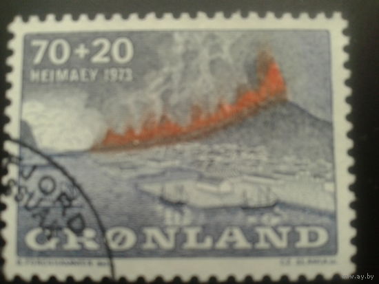 Дания Гренландия 1973 извержение вулкана
