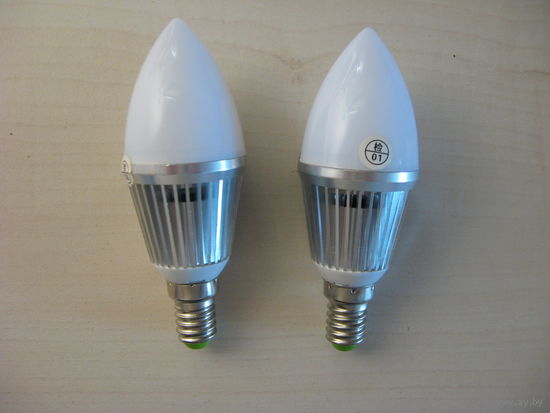 Лампочка LED E14 6W 220V 6500K (Белый свет).