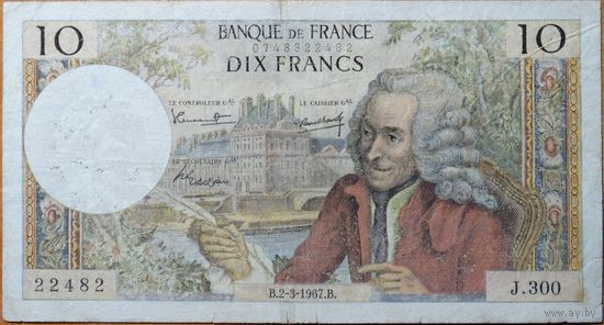 10 франков 1967г Pic147b