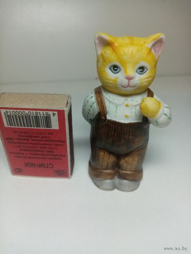 Коллекционные фигурки кота (кошки, котенка) Kitty Cucumber 1988 год
