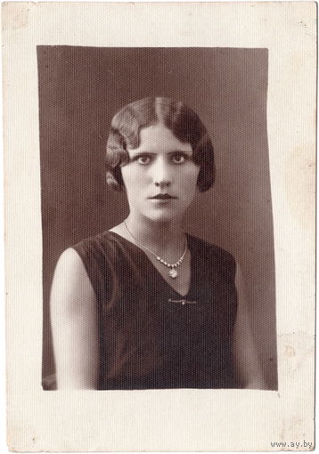 ПИНСК. Фотограф Gotlib, визитка, 1933 г., 59 х 84 мм