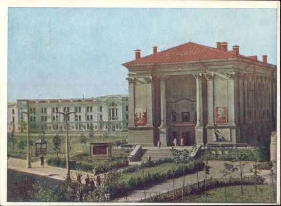 Витебск 1962 год Кинотеатр Октябрь