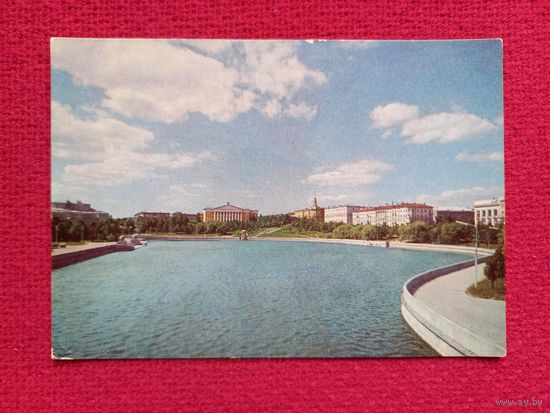Минск. Река Свислочь. Круцко 1977 г. Чистая.