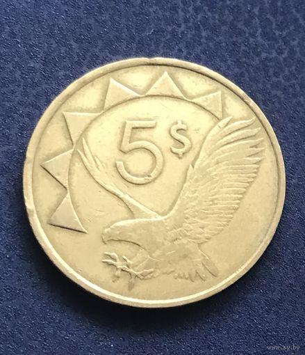 Намибия 5 долларов 1993