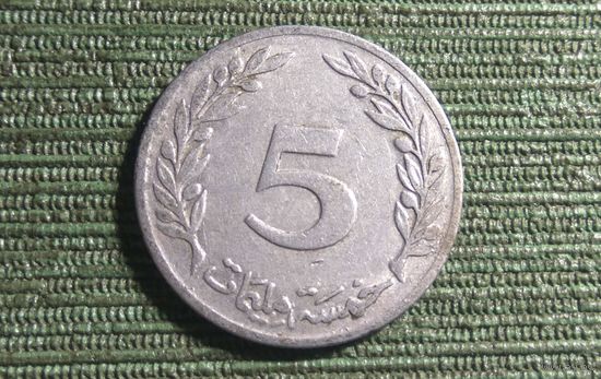 2 миллимов 1960. Тунис.