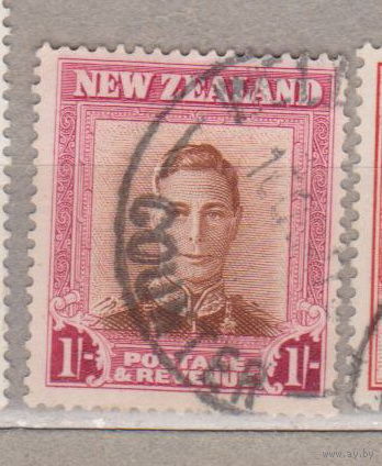 Известные Личности Люди Король Георг VI Новая Зеландия  1947 год  лот 12