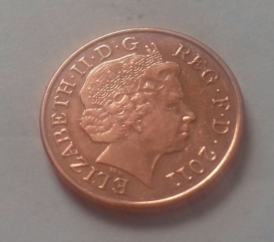 1 пенни, Великобритания 2011 г.