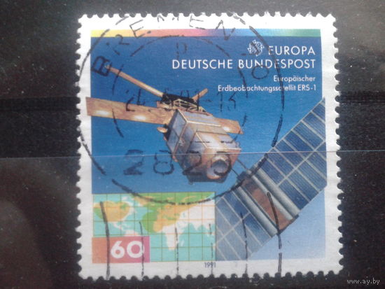 Германия 1991 Европа, космос Михель-0,5 евро гаш.