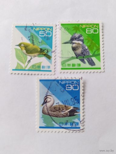 Япония 1994 3м птицы