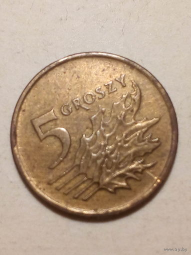5 грош Польша 1990