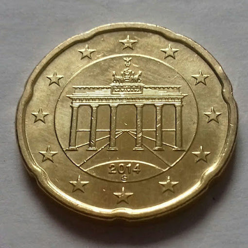 20 евроцентов, Германия 2014 G, AU