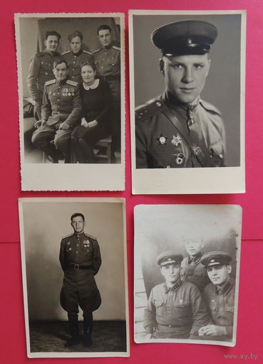 Фото "Командиры", потретное фото, 1941-1945 гг.