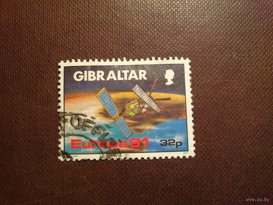 Гибралтар 1991 г.Европа (C.E.P.T.) 1991 - Европа в космосе./27а/