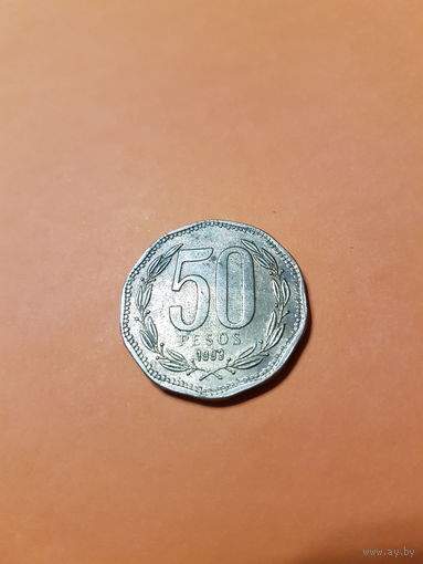 Чили 50 Песо 1993 г.