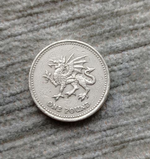 Werty71 Великобритания 1 фунт 2000 Валлийский дракон