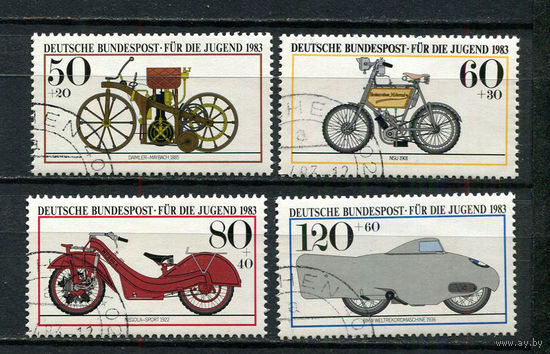 ФРГ - 1983 - Мотоциклы - [Mi. 1168-1171] - полная серия - 4 марки. Гашеные.  (LOT Db47)