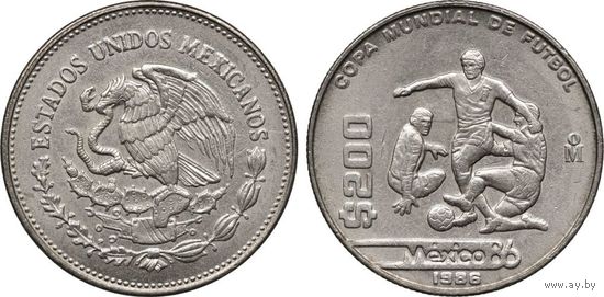Мексика 200 песо, 1986 Чемпионат мира по футболу