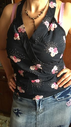 Блуза 44-46 с открытой спиной