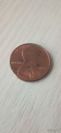 США 1 цент 2004г. б/б