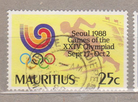Спорт Олимпийские игры - Сеул, Южная Корея Маврикий 1988 год  лот 16