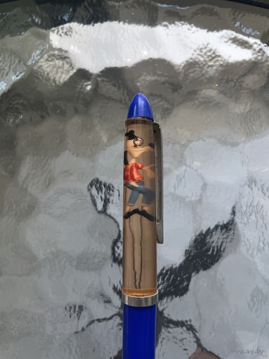 Ручка с плавающим Гуфи, 60-ее. гг. Шариковая авторучка.