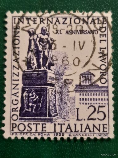 Италия 1959. Organizzazione Internationale del Lavoro