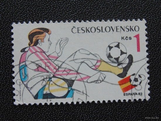 Чехословакия 1982 г. Футбол.
