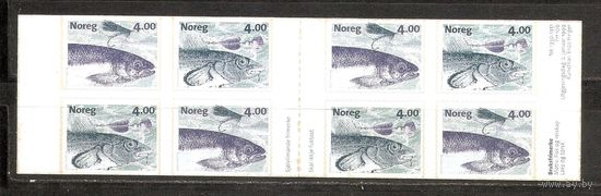 МС Норвегия 1999 Рыбы буклет