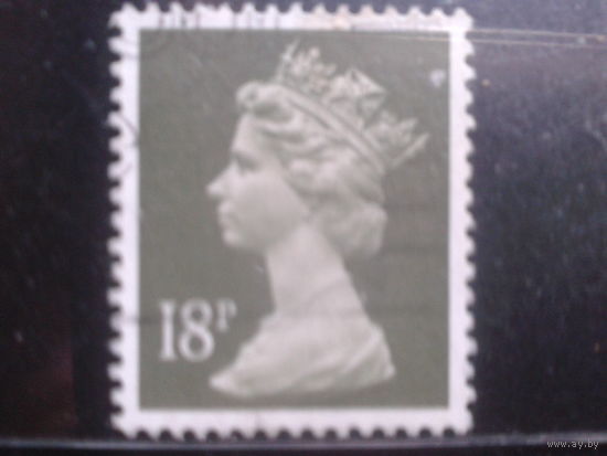 Англия 1984 Королева Елизавета 2  18 пенсов