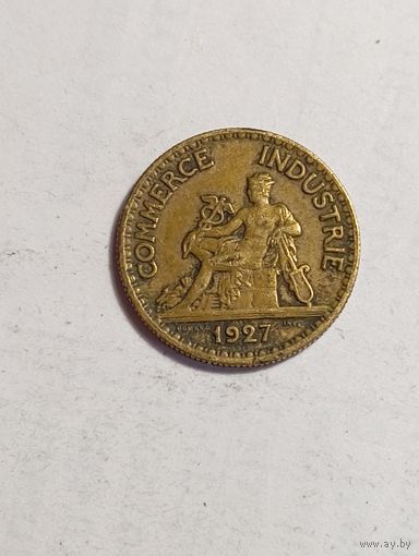 Франция 50 сантимов 1927 года .