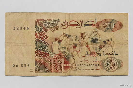 Алжир, 200 динар 1992 год