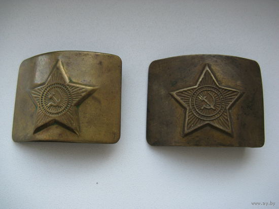 Пряжки латунные от солдатских ремней СССР