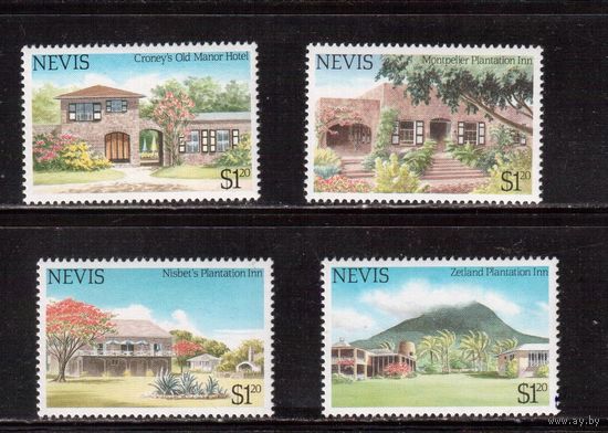 Невис-1985,(Мих.228-231)  ** , Туризм(полная серия)