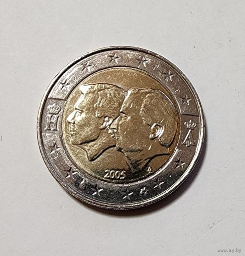 Бельгия. 2 евро 2005. Бельгийско-Люксембургский экономический союз.