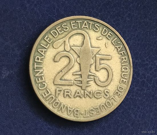 Западная Африка 25 франков 1978