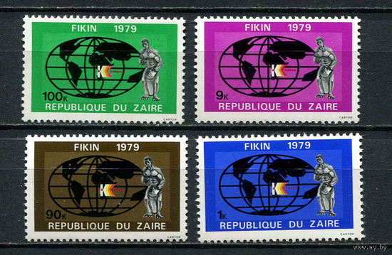 Конго (Заир) - 1979 - 6-ая Международная выставка в Киншасе - [Mi. 608-611] - полная серия - 4 марки. MNH.  (Лот 99EC)-T5P11