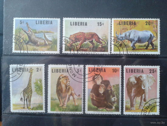 Либерия 1966 Дикие животные Полная серия