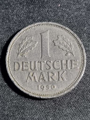 Германия (ФРГ) 1 марка 1950  F